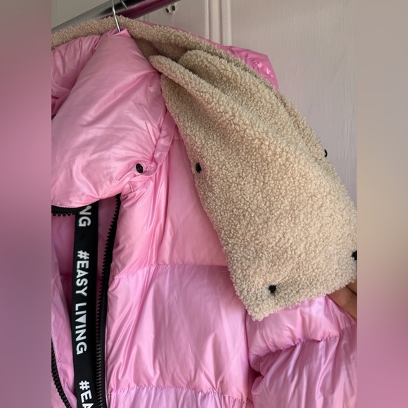 Montereggi Women's Down Jacket Pink Size 46It - Picture 8 of 13